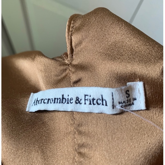 NWT Size Small Abercrombie and Fitch Satin Mini Dress - Picture 7 of 8